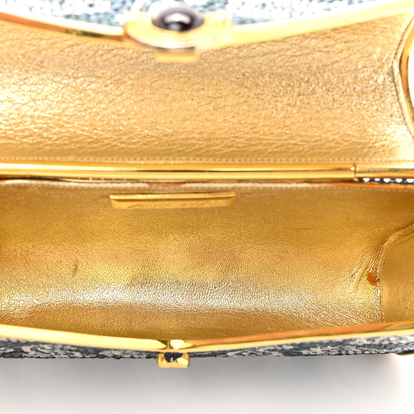 Swarovski Crystal Paisley Minaudiere Clutch