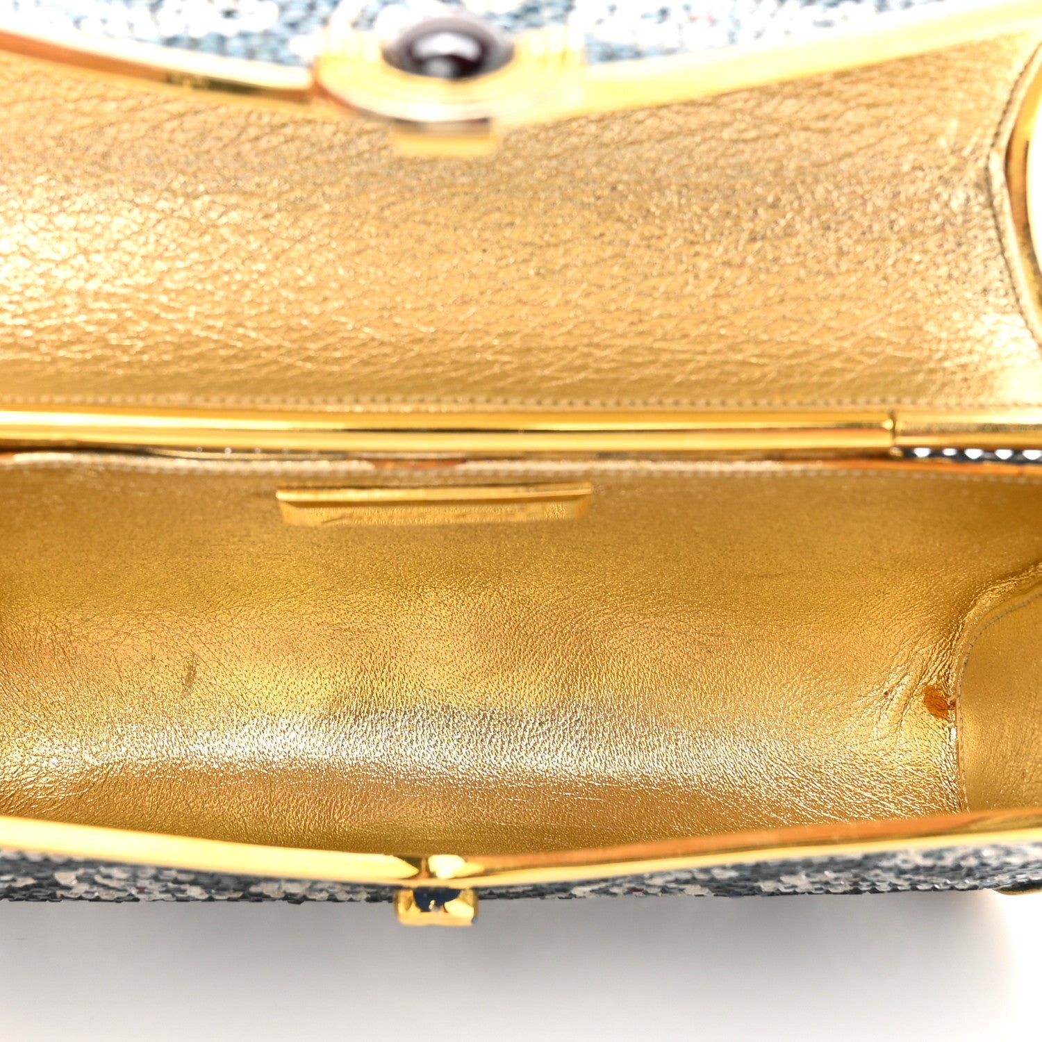 Judith Leiber Swarovski Crystal Paisley Minaudiere Clutch 6 of 16