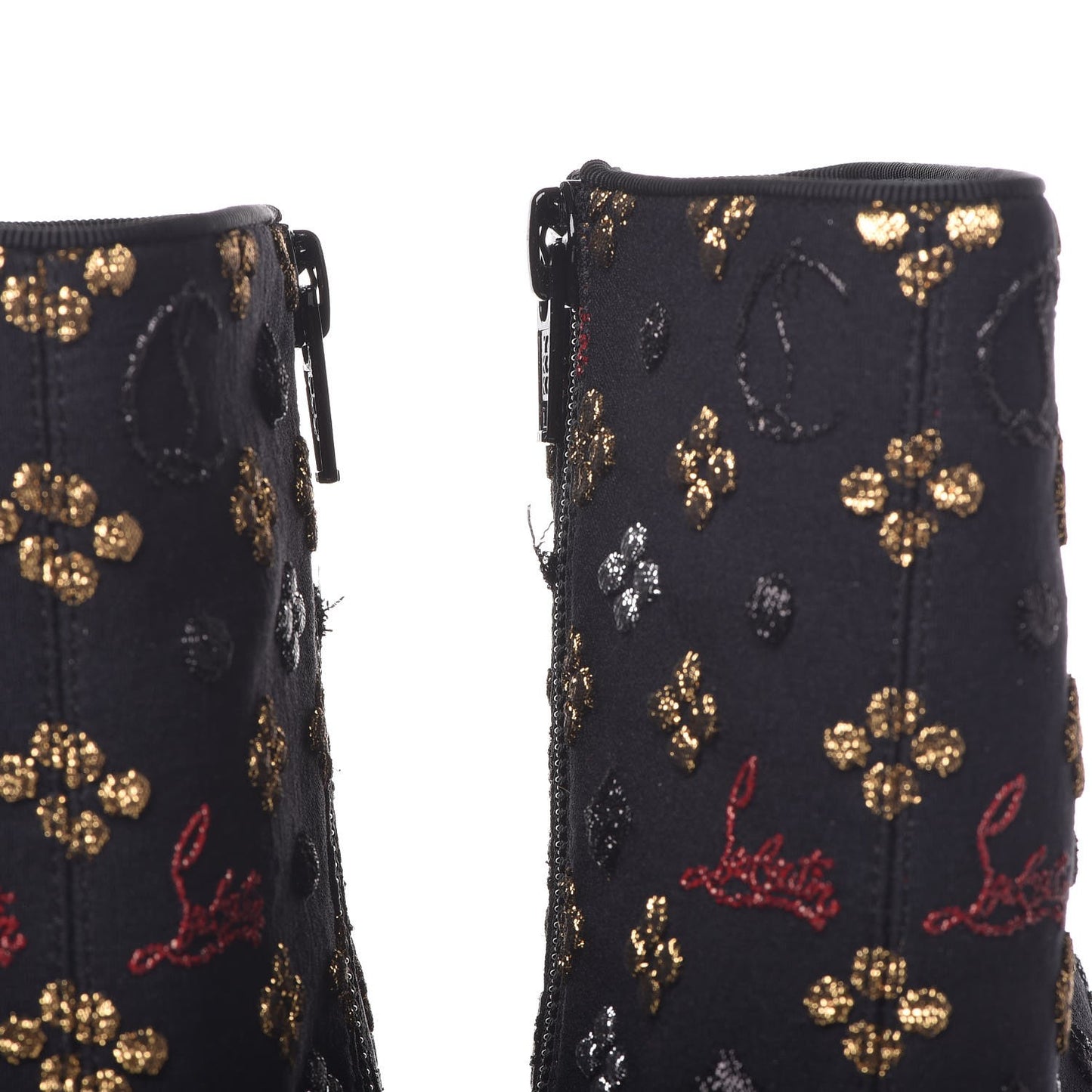 Jacquard Loubi In The Sky So Kate Booty 100 Ankle Boots 35 Multi Black