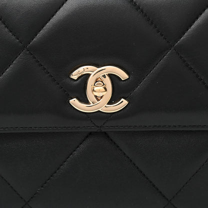 Chanel Lambskin Quilted Medium Trendy CC Flap Black 8 of 10