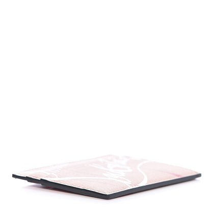 Christian Louboutin Calfskin Kios Kraft Print Card Holder Kraft 4 of 6