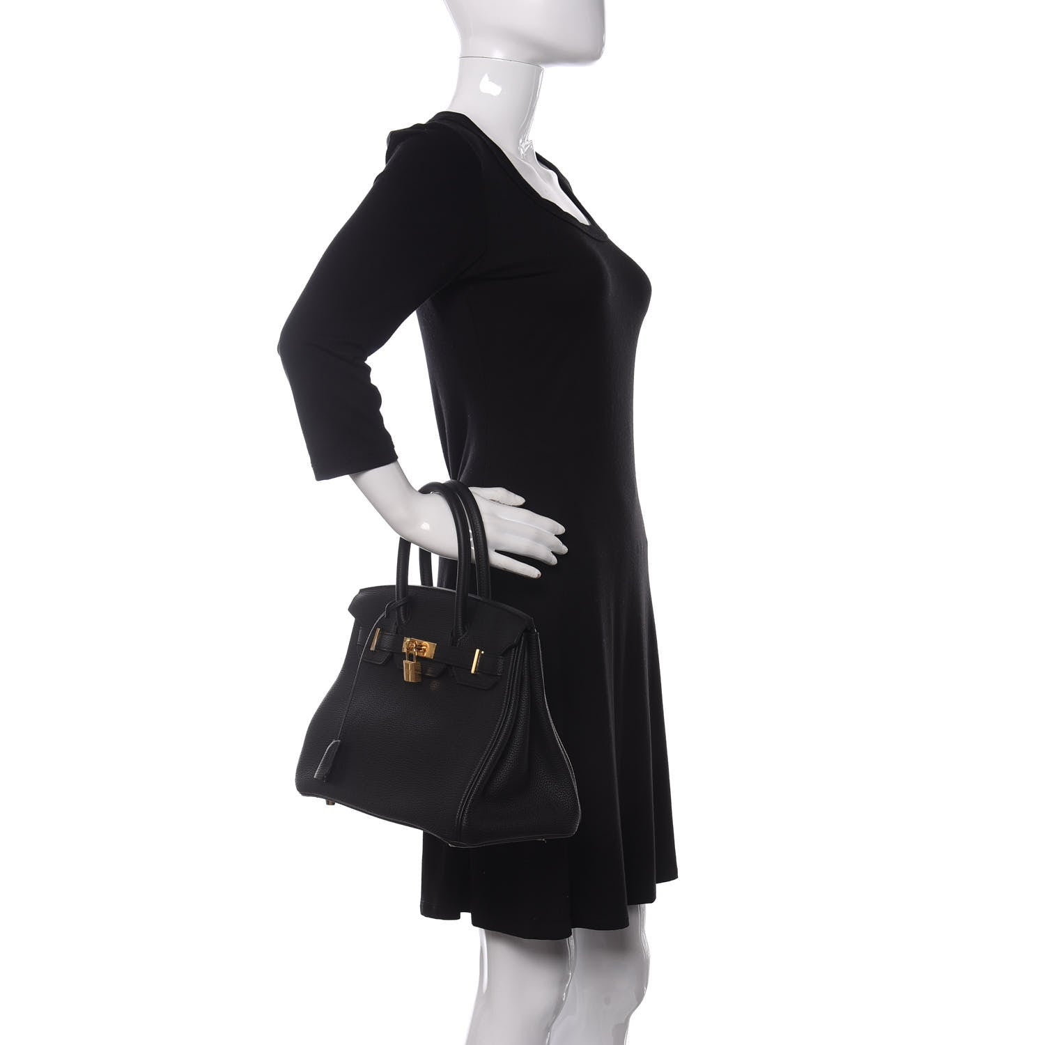 Hermes Togo Birkin 30 Black 2 of 11