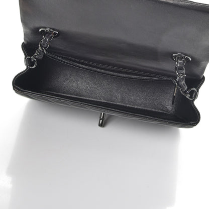 Chanel Lambskin Chevron Quilted Mini Rectangular Flap So Black 5 of 8