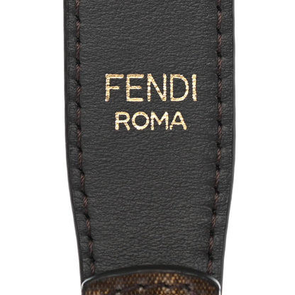 Fendi Glazed Fabric FF Strap You Tobacco 3 of 4