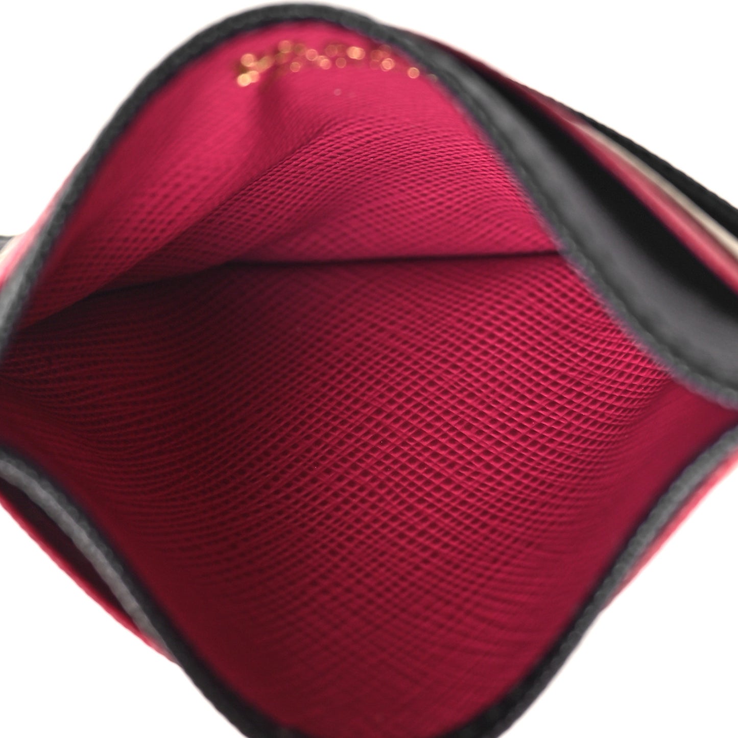 Saffiano Card Holder Black Ibisco