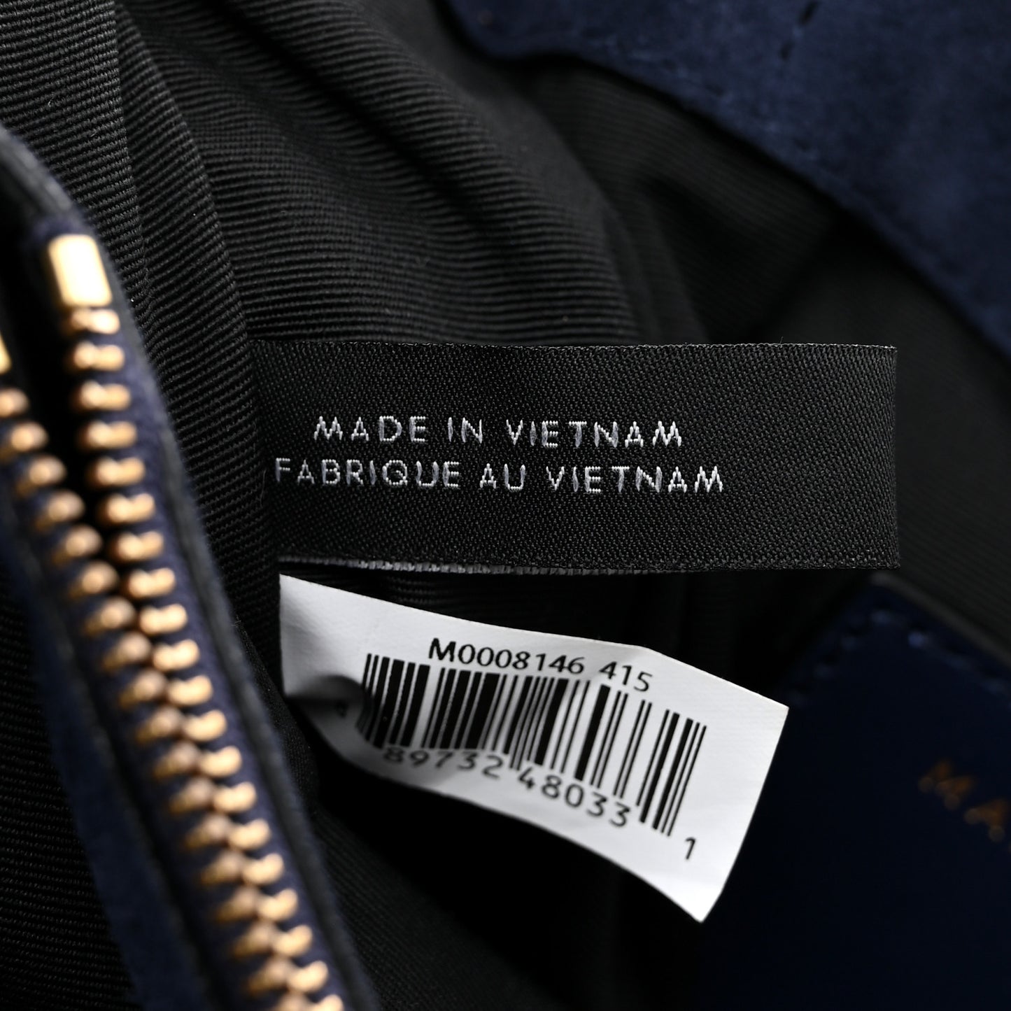 Suede Madison Tote Weekender Bag Midnight Blue