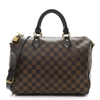 Louis Vuitton Damier Ebene Speedy Bandouliere 30 1 of 18