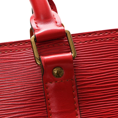 Louis Vuitton Epi Keepall 45 Castillan Red 10 of 15