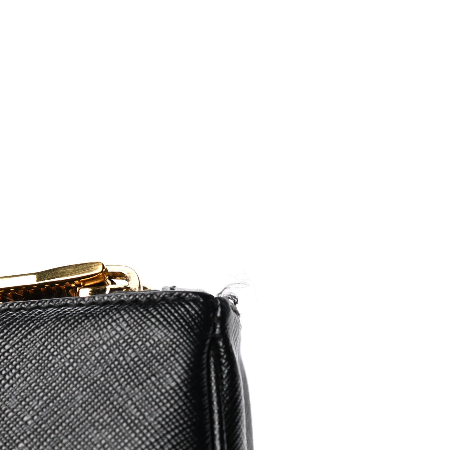 Saffiano Large Galleria Double Zip Tote Black