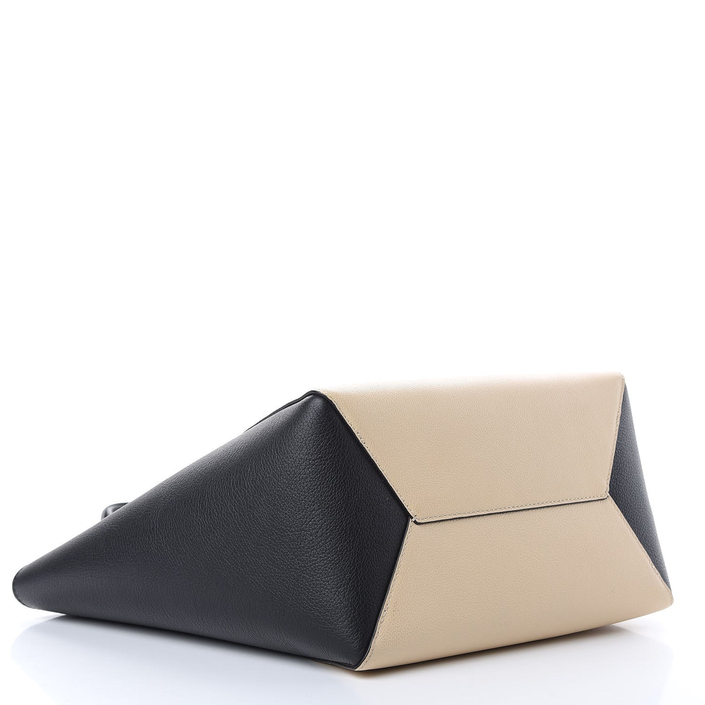 Calfskin Lockme Cabas Vanille Black