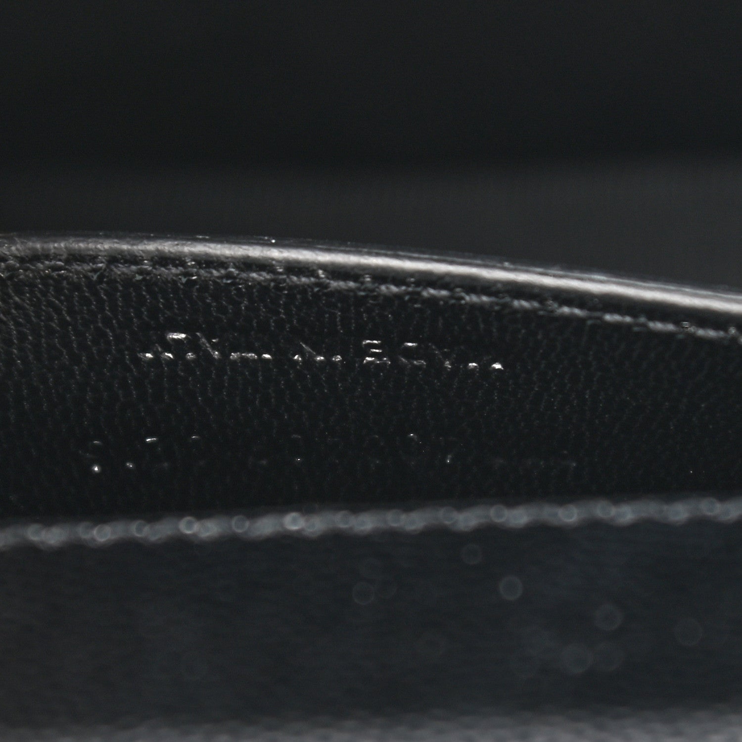 Saint Laurent Grain De Poudre Classic Monogram Kate Clutch Black 9 of 9