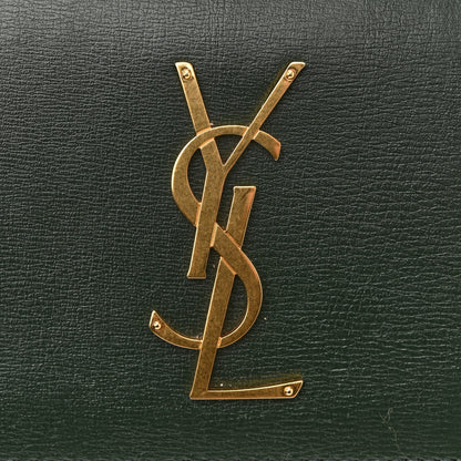 Saint Laurent Calfskin Monogram Sunset Chain Wallet Green 11 of 13
