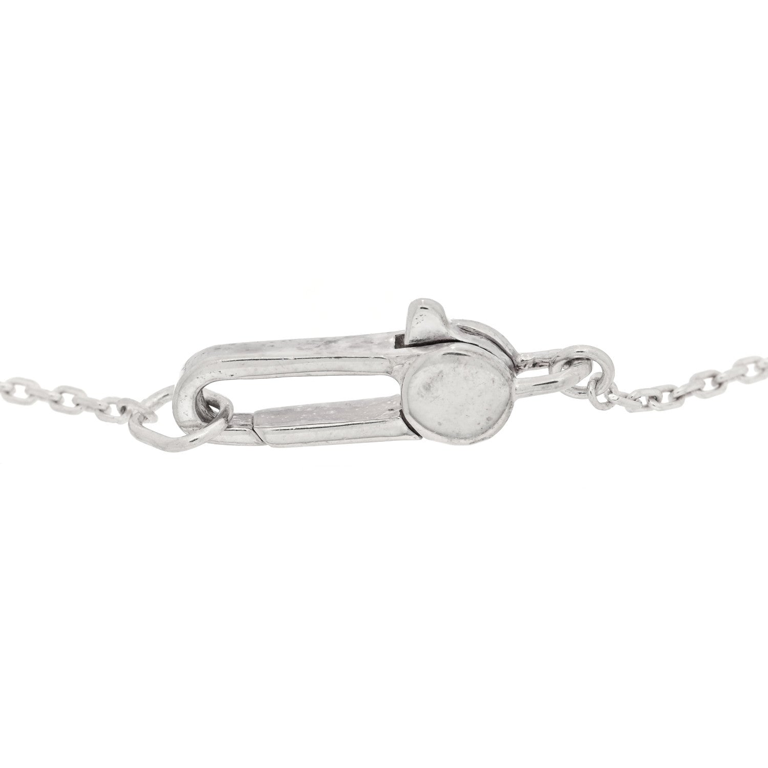 Gucci Sterling Silver Trademark Heart Butterfly Bracelet 3 of 4