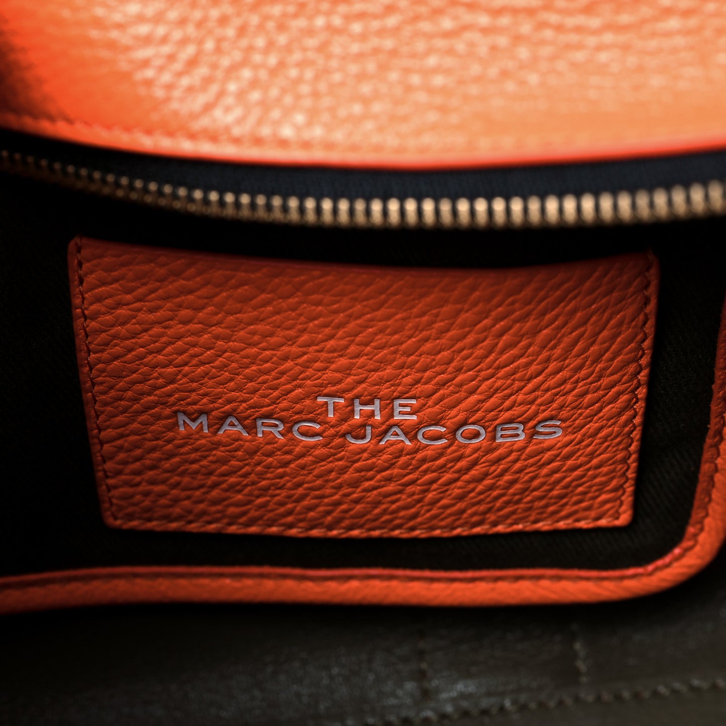 Grained Calfskin Small The Tote Bag Dragon Fire