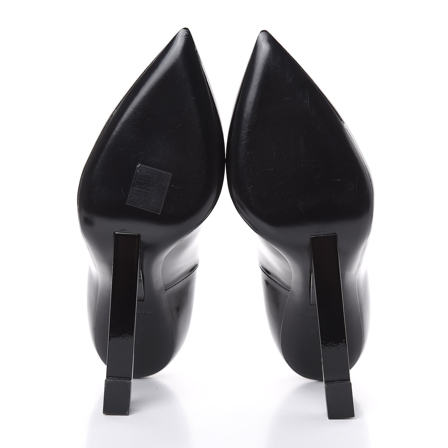 Saint Laurent Patent Opyum Appelle Moi Ankle Strap Pump 39 Black 5 of 10