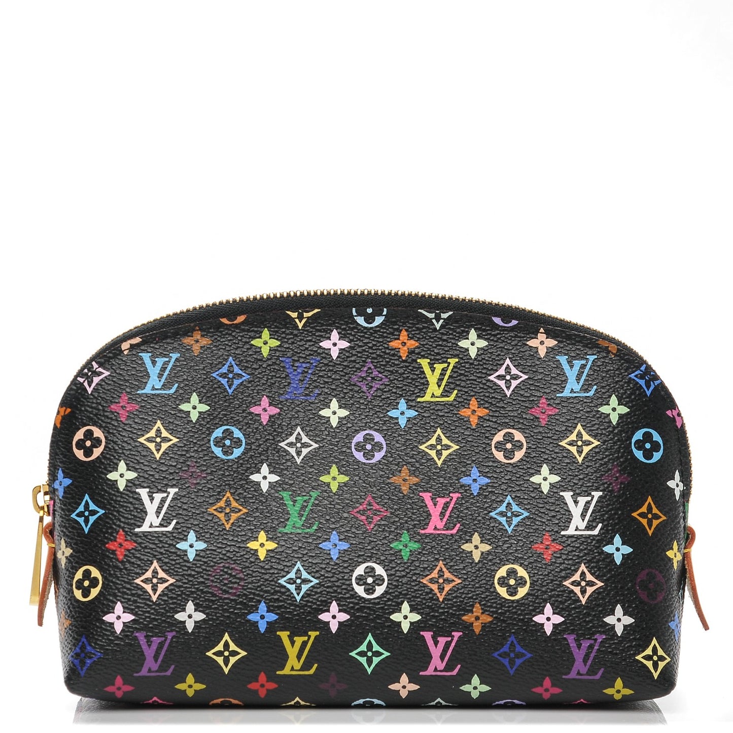 Monogram Multicolor Cosmetic Pouch Black Grenade