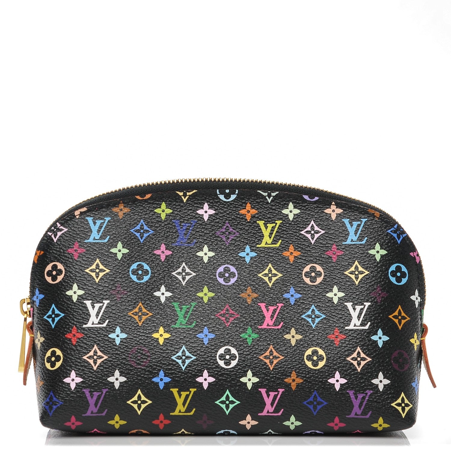 Louis Vuitton Monogram Multicolor Cosmetic Pouch Black Grenade 1 of 6
