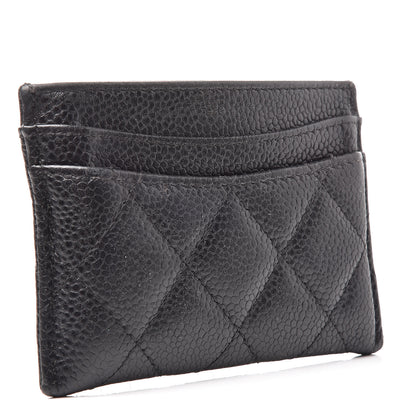 Chanel Caviar Quilted Card Holder Black 3 of 14