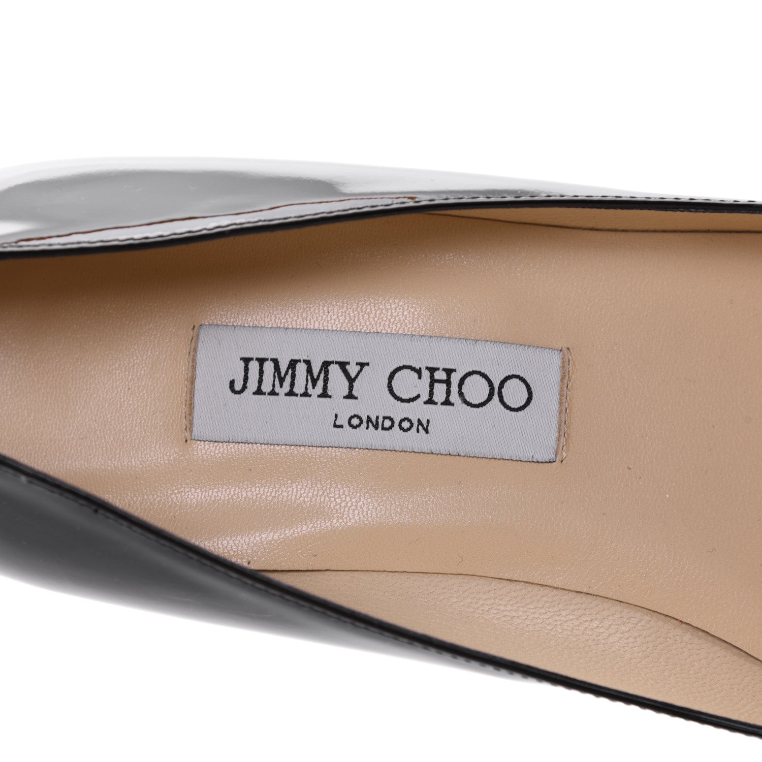Jimmy Choo Patent Aza Pumps 39.5 Black 7 of 10