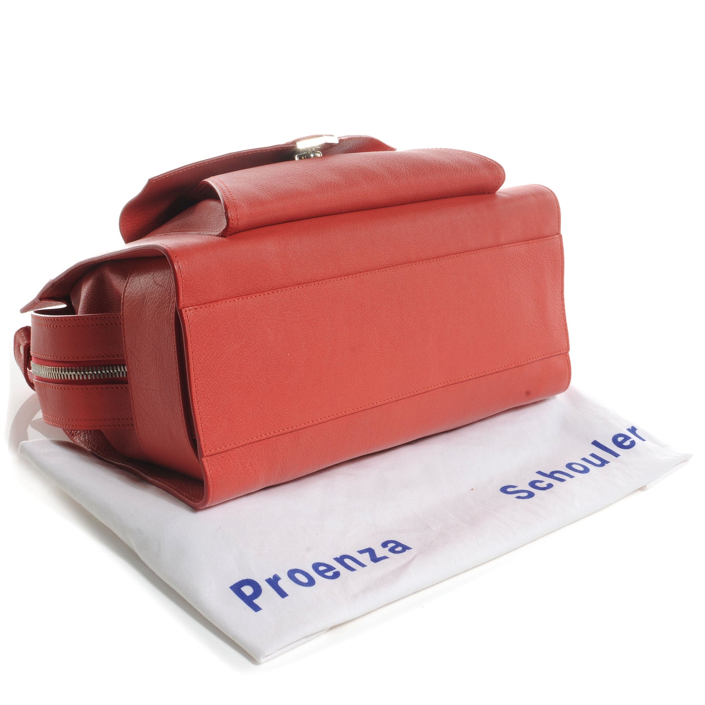 Leather PS13 Small Satchel Poppy Red