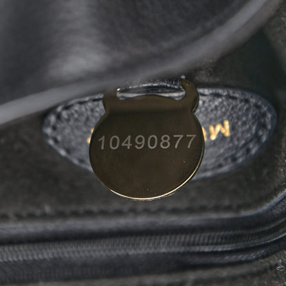 Mulberry Glossy Goatskin Small Lily Flap Black 7 of 17