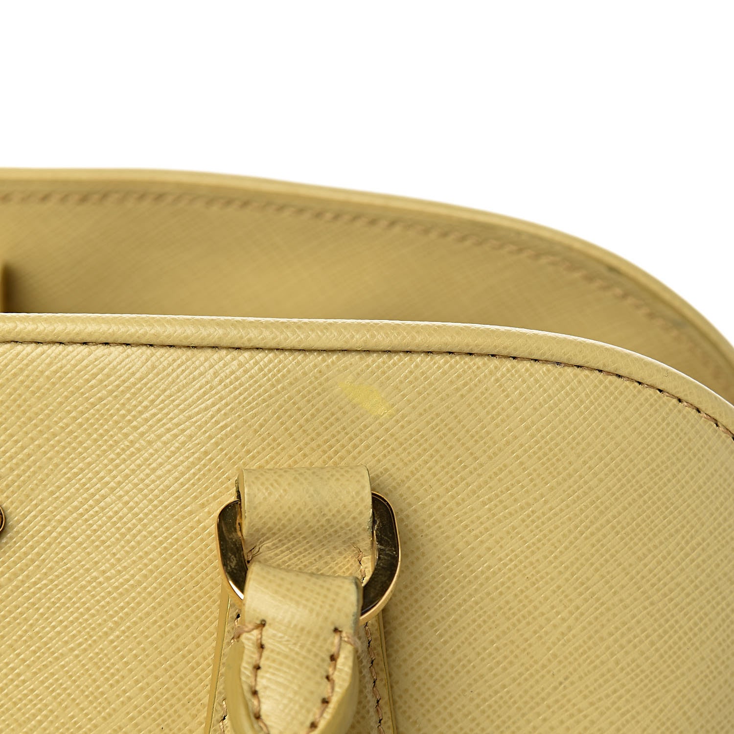 Prada Saffiano Lux Open Promenade Tote Ananas 8 of 16