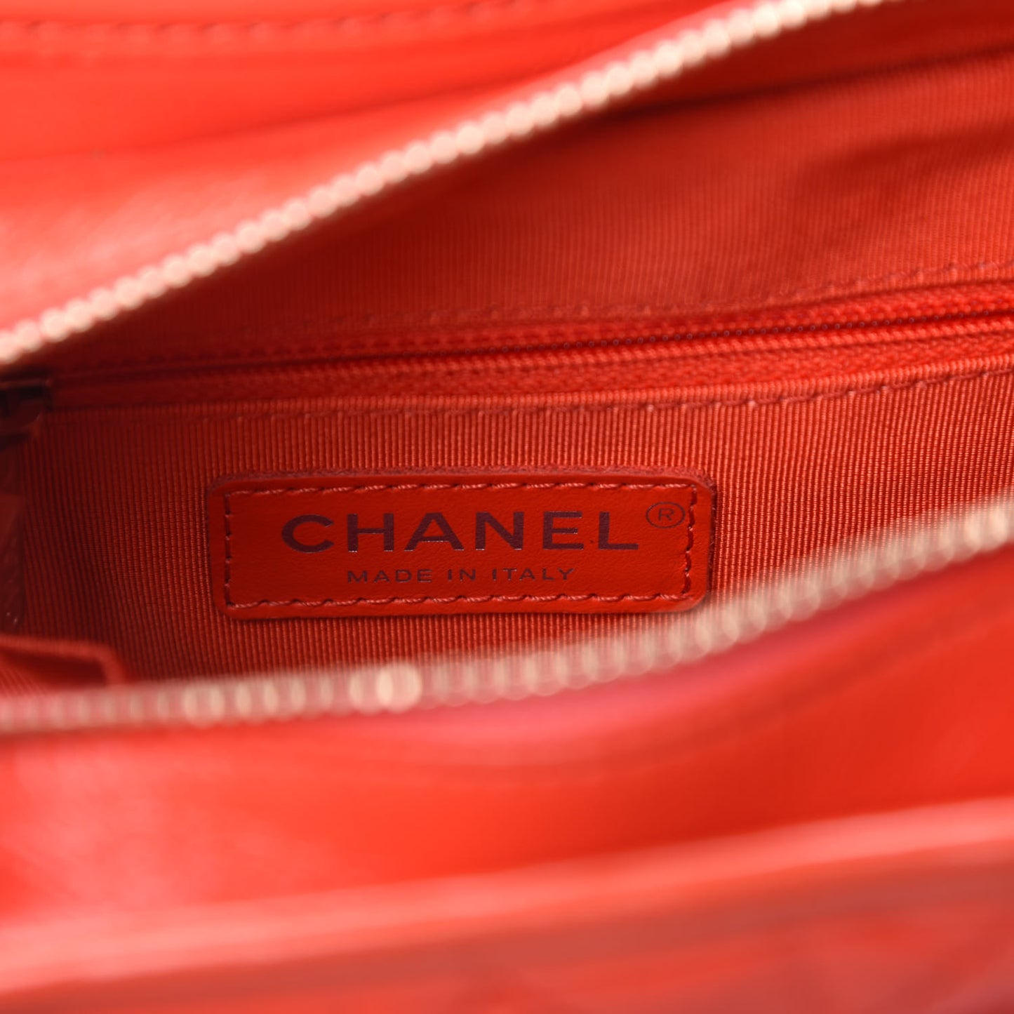 Aged Calfskin Quilted Small Gabrielle Hobo Red
