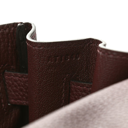 Hermes Togo Kelly Retourne 35 Bordeaux 7 of 10