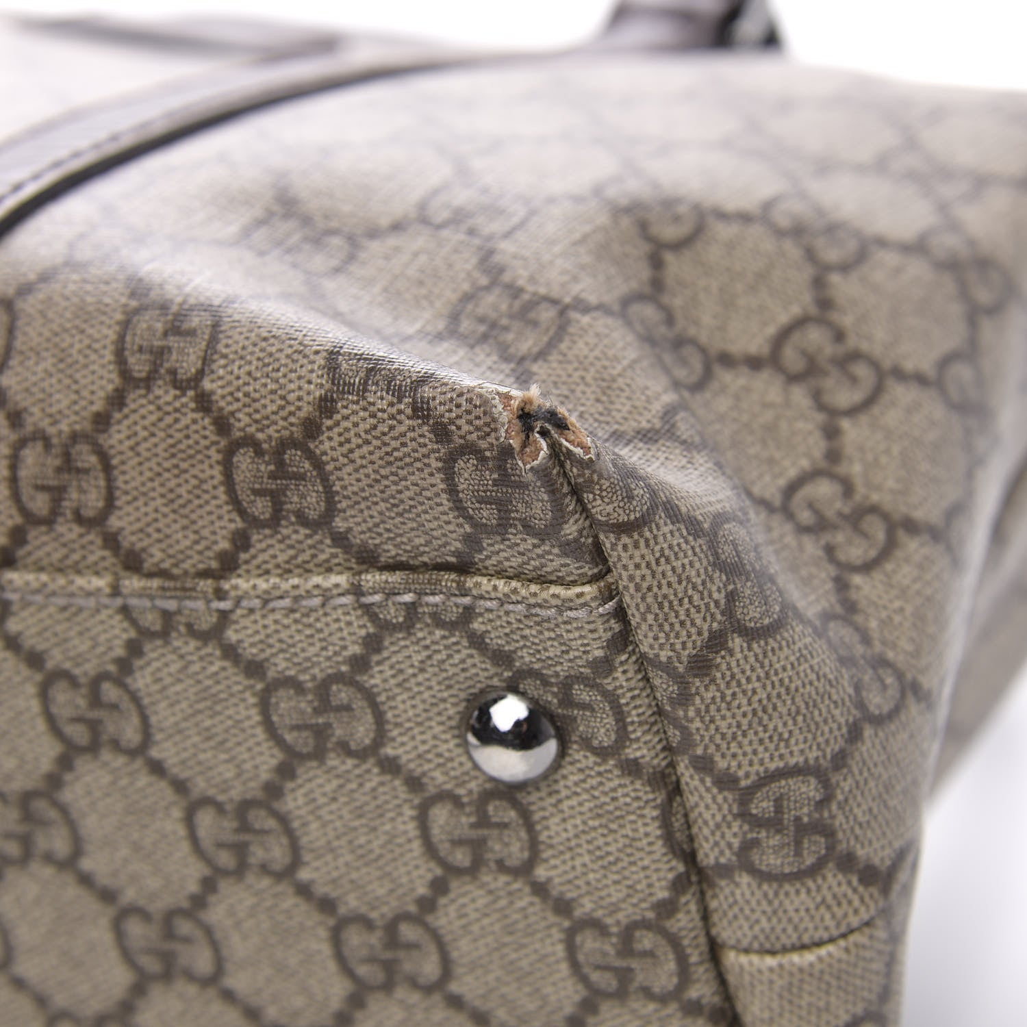 Gucci GG Plus Monogram Medium Joy Tote Dark Brown 12 of 16