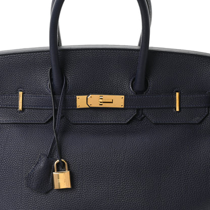 Hermes Togo BIRKIN 35 Bleu Nuit 8 of 10