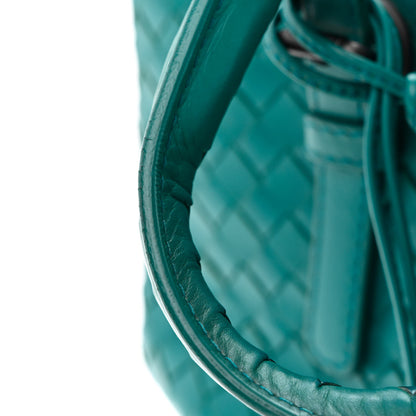 Bottega Veneta Light Calf Intrecciato Small Roma Teal 14 of 14