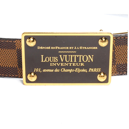 Louis Vuitton Damier Ebene Inventeur Reversible Belt 110 44 3 of 4