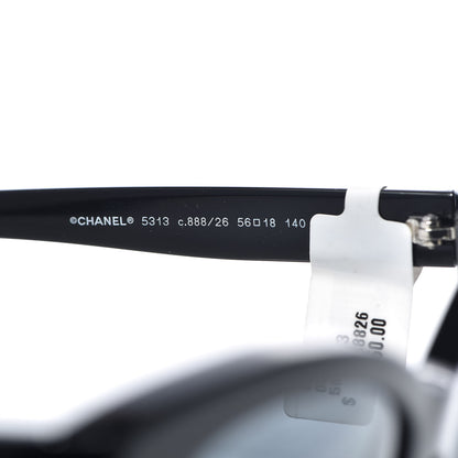 Chanel Acetate Butterfly Boy Sunglasses Black 5 of 9