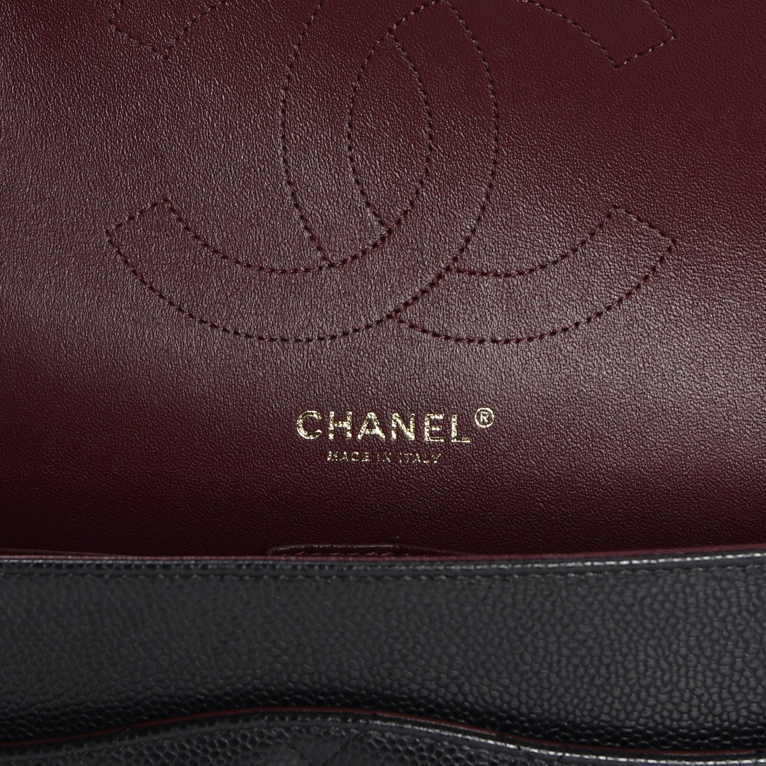 Chanel Caviar Quilted Jumbo Double Flap Black 6 of 9