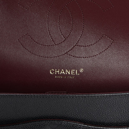 Chanel Caviar Quilted Jumbo Double Flap Black 6 of 9