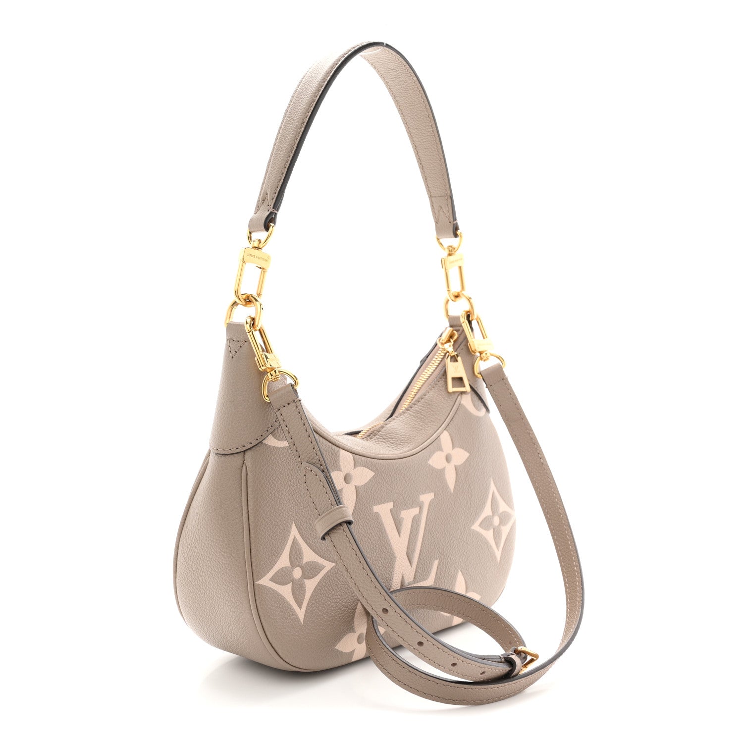 Louis Vuitton Empreinte Monogram Giant Bagatelle NM Tourterelle Creme 3 of 11