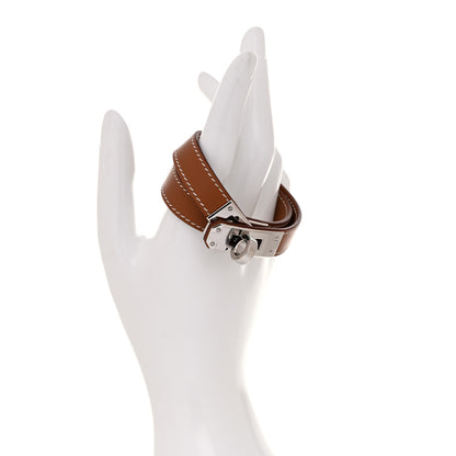 Hermes Swift Kelly Double Tour Bracelet T3 Gold 2 of 5