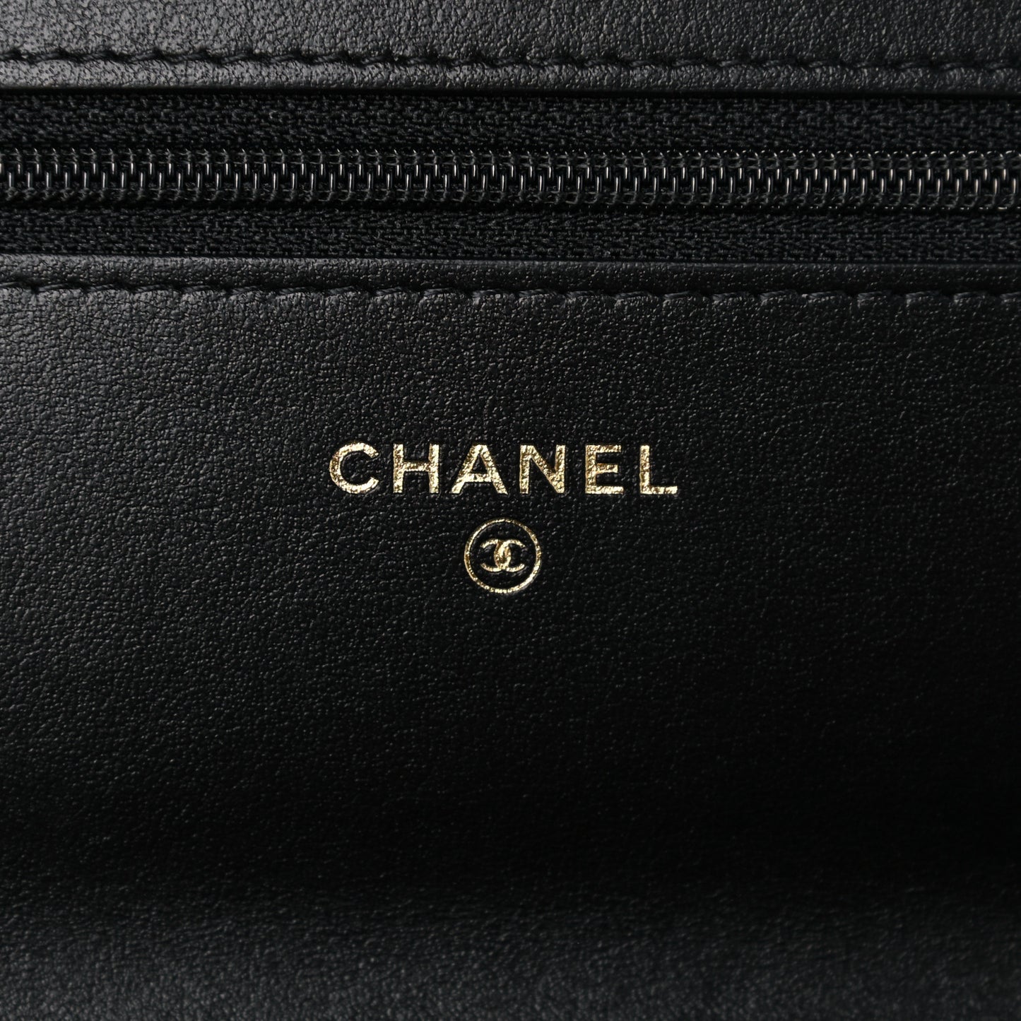 Tweed Quilted Chanel 19 Wallet On Chain WOC Black Silver Ecru