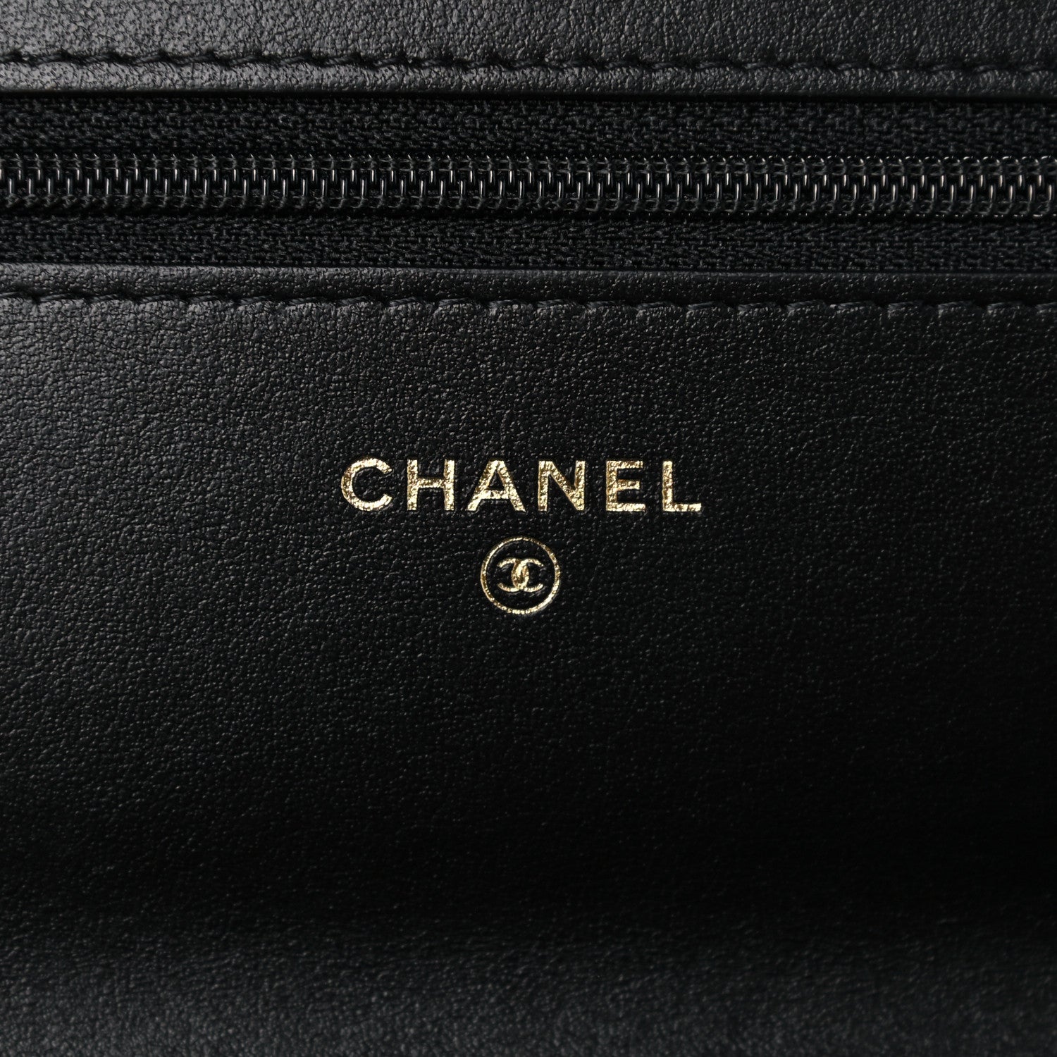 Chanel Tweed Quilted Chanel 19 Wallet On Chain WOC Black Silver Ecru 6 of 13