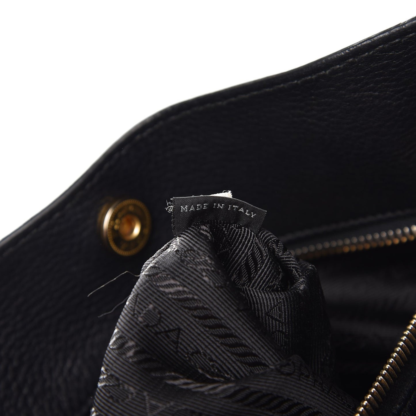 Vitello Daino Tote Nero Black