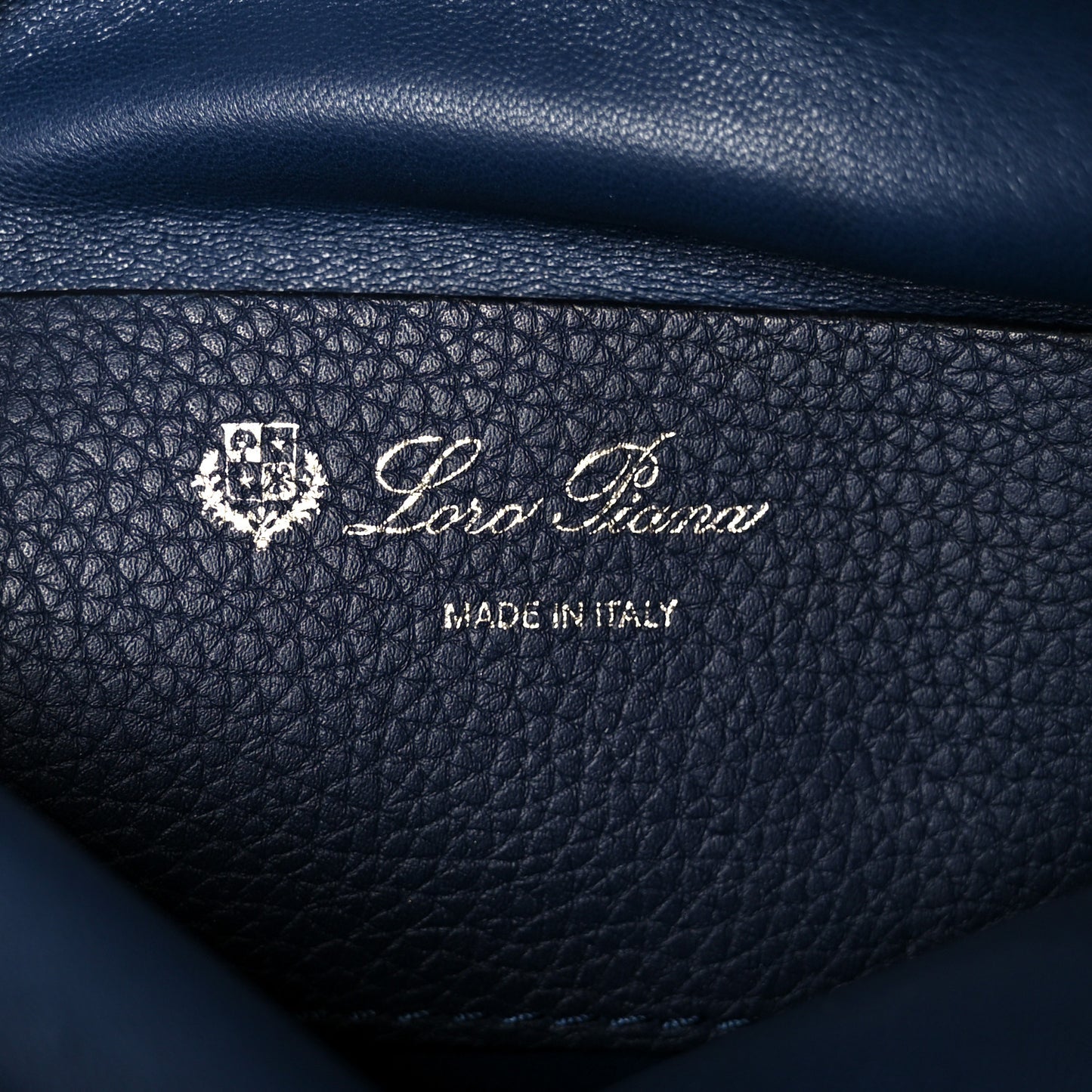 Calfskin Milky Way Odessa Shoulder Bag Navy