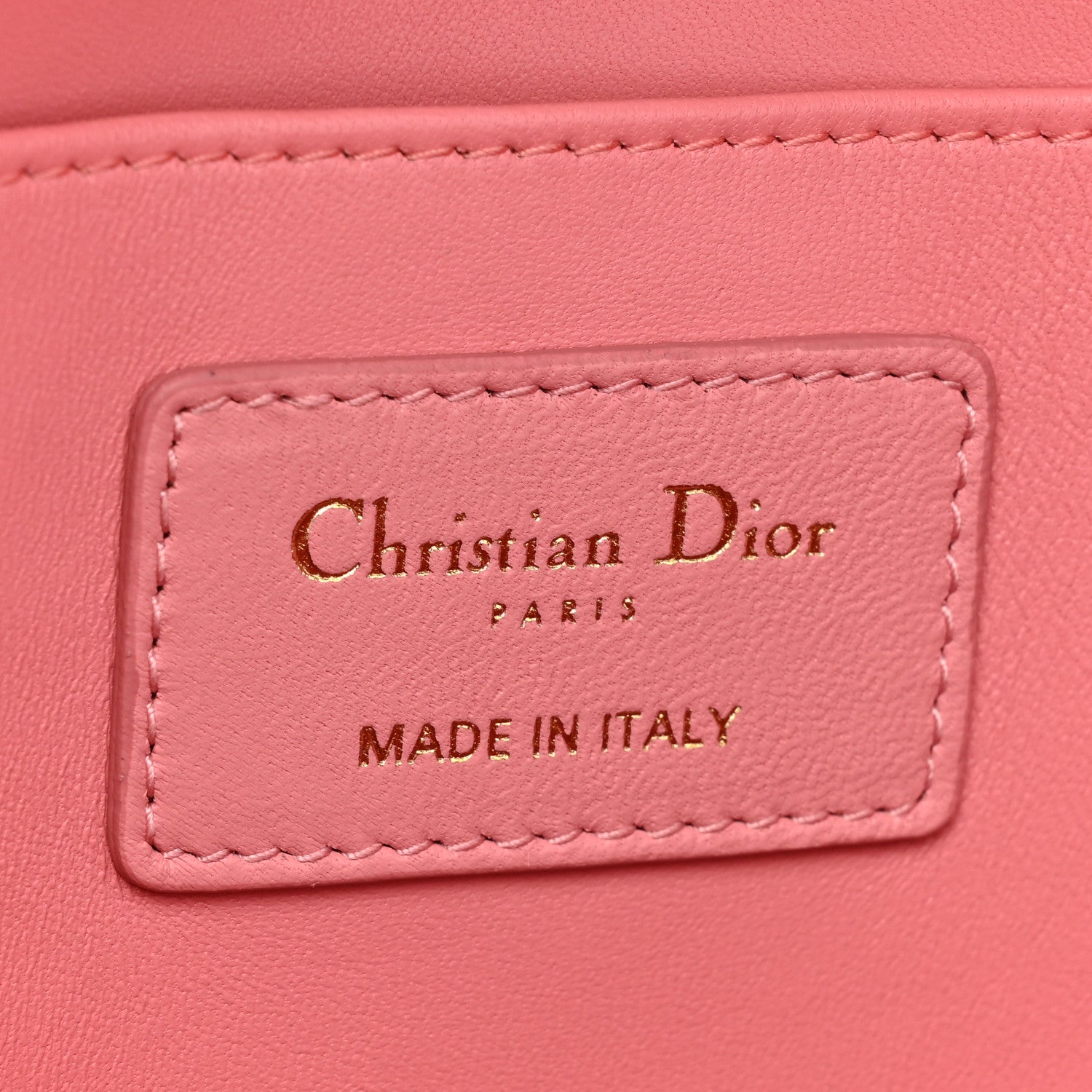 Christian Dior Lambskin Cannage Mini Backpack Peach Blossom 6 of 11