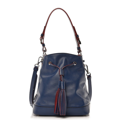 Prada Soft Calf Bucket Bag Bleuette 1 of 9