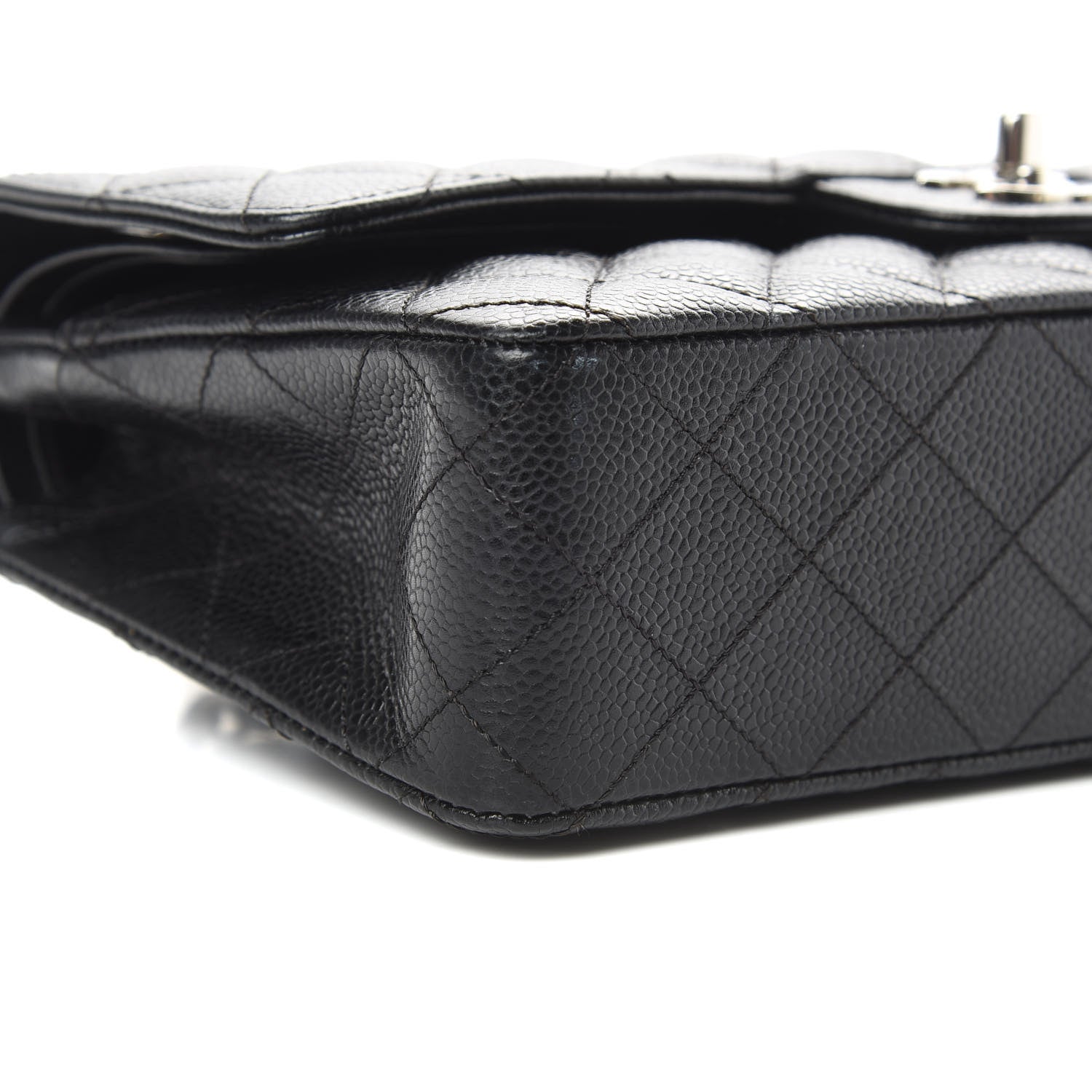 Chanel Caviar Quilted Medium Double Flap Black 9 of 15