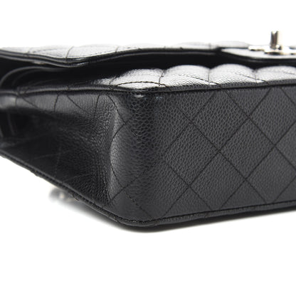 Chanel Caviar Quilted Medium Double Flap Black 9 of 15