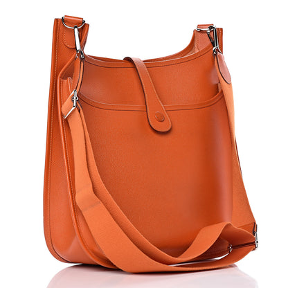 Hermes Epsom Evelyne III GM Orange 3 of 12