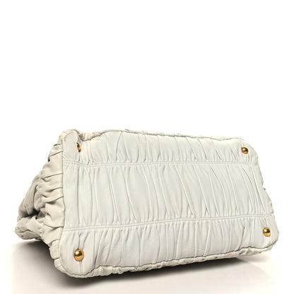 Prada Nappa Gaufre Tote White 4 of 14