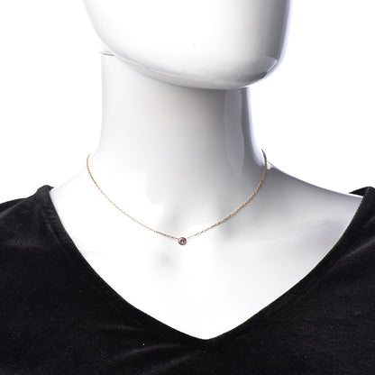 Cartier 18K Pink Gold Pink Sapphire D'Amour Pendant Necklace 2 of 6