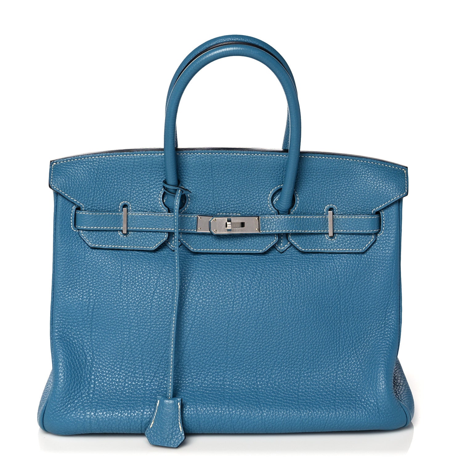 Hermes Togo Birkin 35 Blue Jean 1 of 37