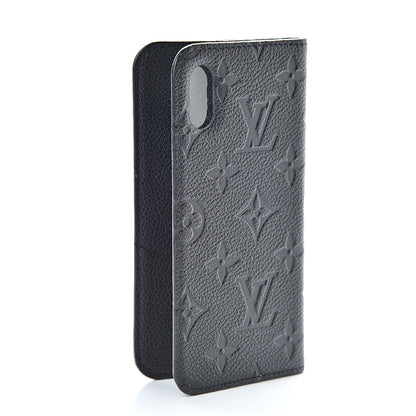 Louis Vuitton Empreinte iPhone X/XS Folio Case Black 3 of 6